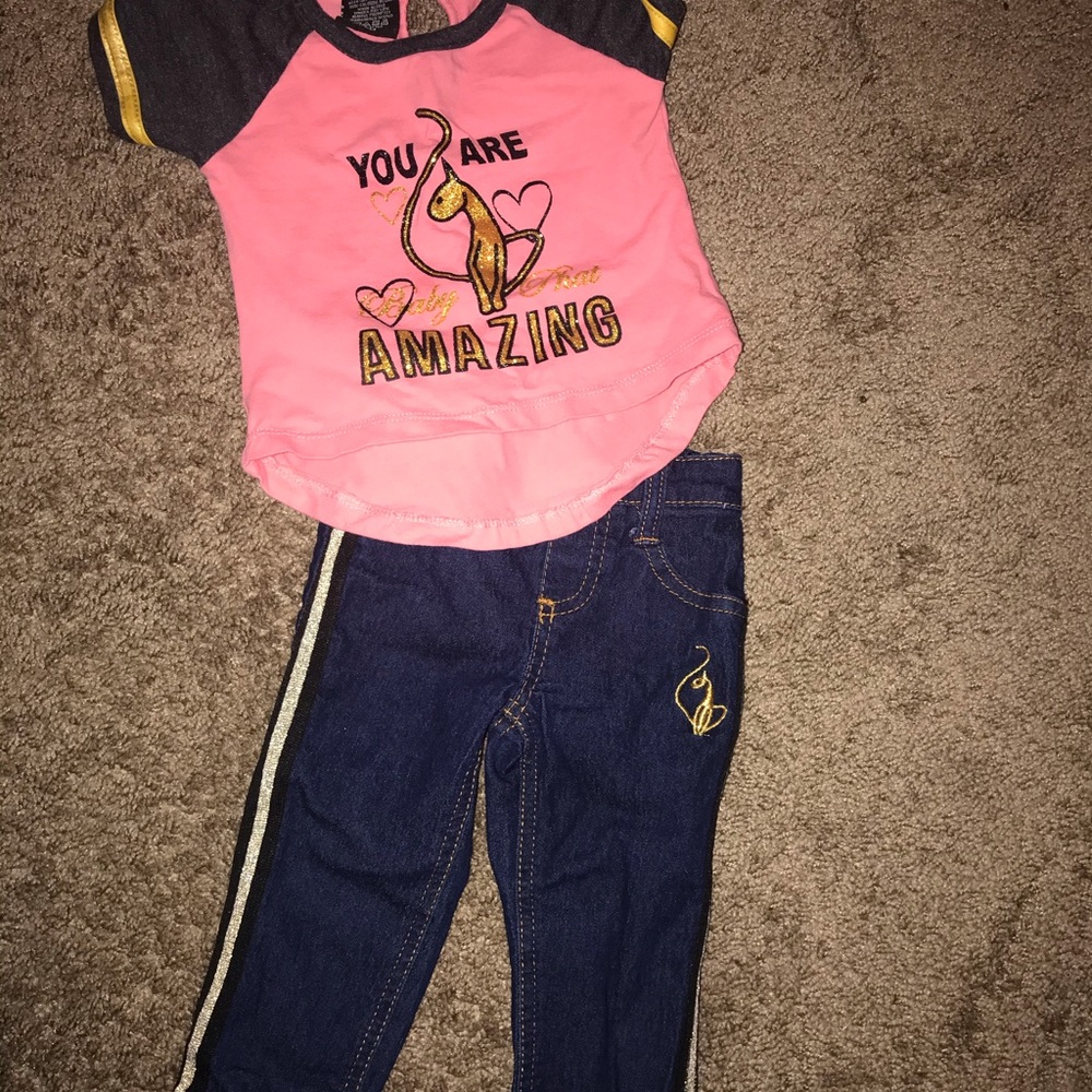 Baby girls baby phat outfit!
